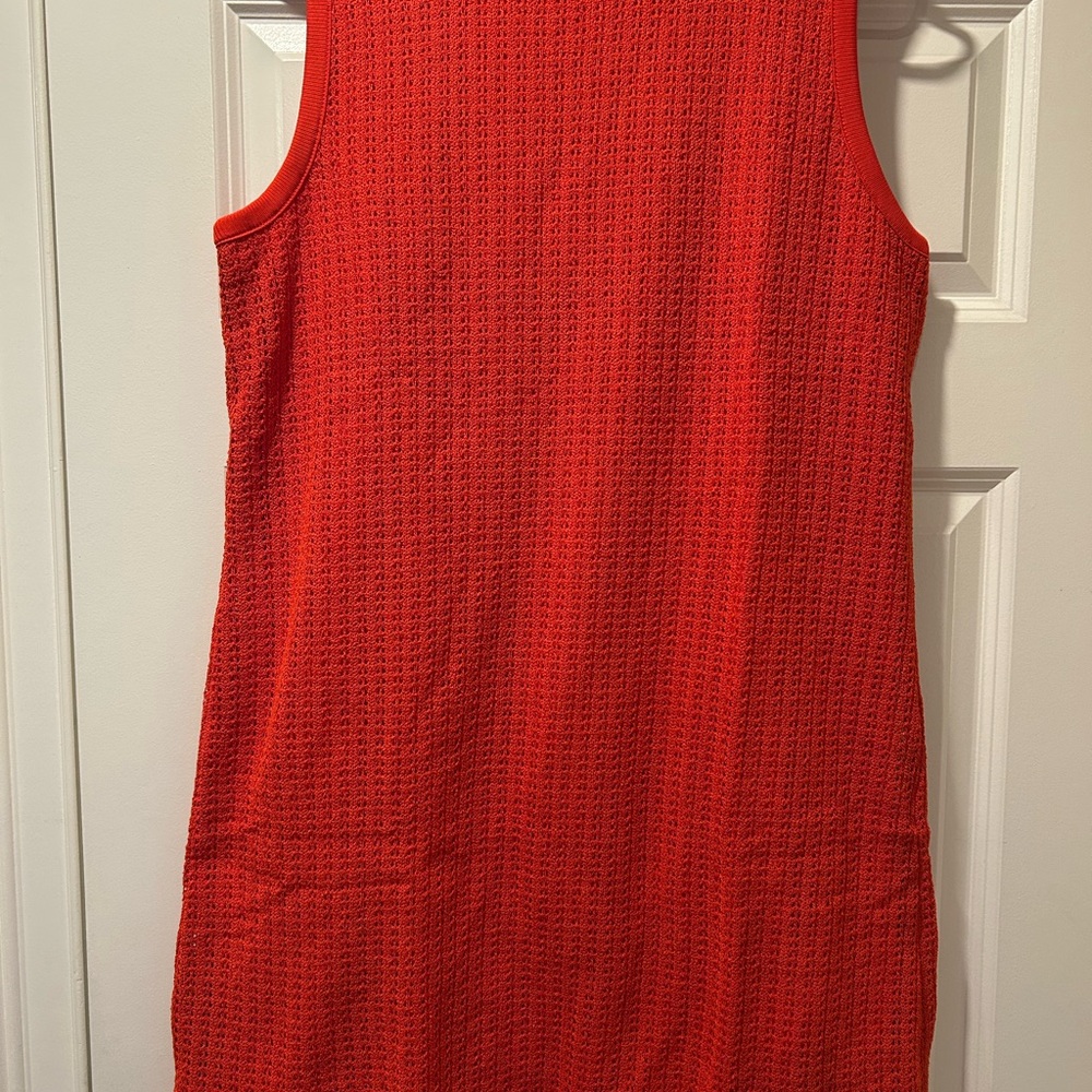 J. Crew Women's Vibrant Red Crew Neck Sweater